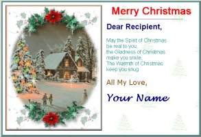 Free Christmas Card Pattern - Christmas ECards, christmas card, christmas music, christmas greeting, holiday season, new years, e-cards, ecards, greetings, custom, create ecards, greeting card