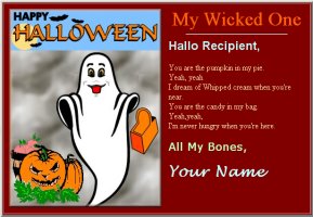 Free Halloween Card Pattern